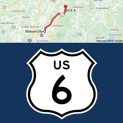 Business Route 6 in Lackawanna